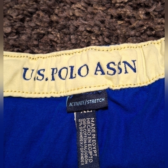 U.S.Polo Assn. Twill Men's Royal Blue Pullon Short Sz. XL - Picture 4 of 5